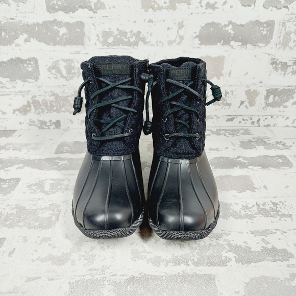 New Sperry Women's Saltwater Quilted Wool Duck Boots F852 - Picture 6 of 10